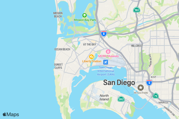 Not Fast, Just Furious Run 5K/10K/13.1 SAN DIEGO location map image