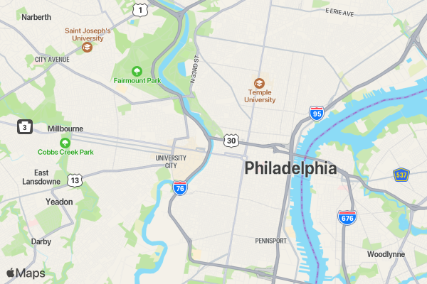 Not Fast, Just Furious Run Club 5K/10K/13.1 PHILADEPHIA location map image