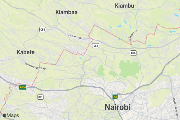 Nyari Estates 5K Race location map image