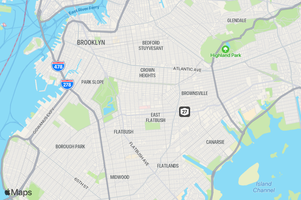 NYCT Power Walk & Fun Run location map image