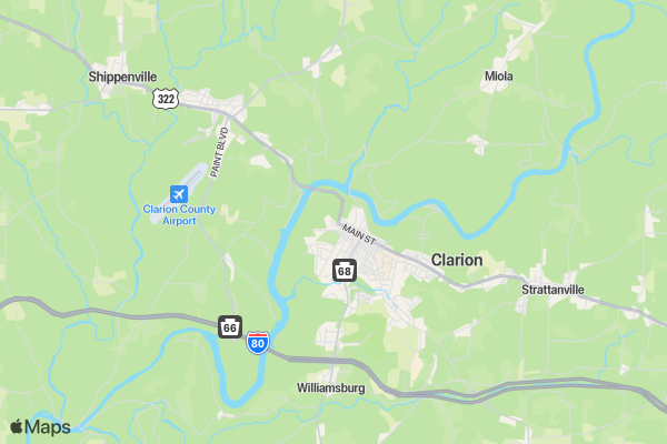 Oceana River Water 5K location map image