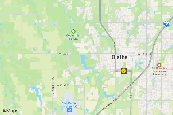 Octane location map image