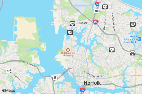 ODU 5k location map image