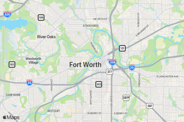 Oktoberfest Fort Worth Run Und Ride location map image