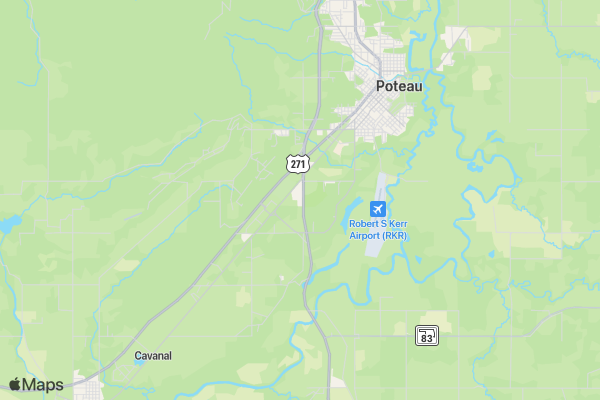 Old Frisco Trail 5K Night Run location map image