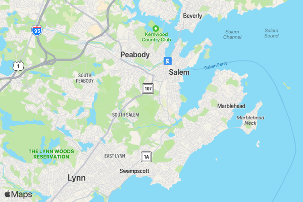 Olde Salem Greens Snow SHoe 5k location map image