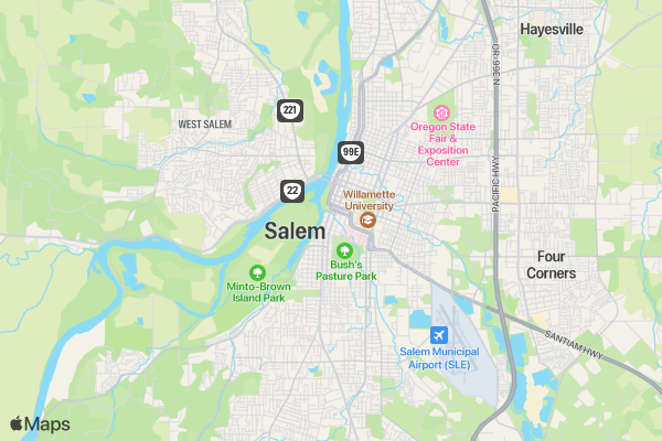 Oly Pageant Fun Run location map image