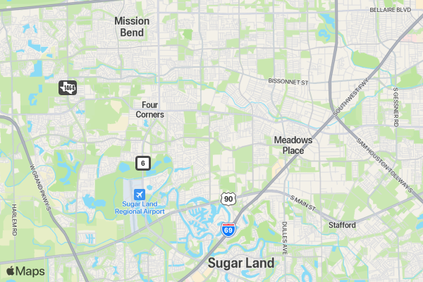 One Body Networking Scholarship Color Run location map image