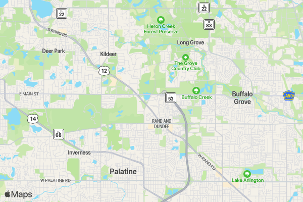 One Herd 5K Run/Walk location map image