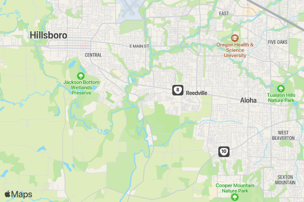 One Small Step 5K - Hillsboro Oregon location map image