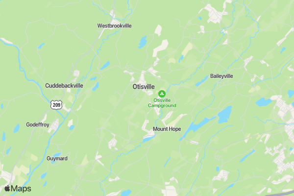 One Small Step 5K Otisville location map image