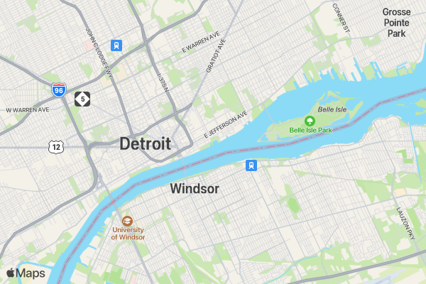 One World Relay location map image