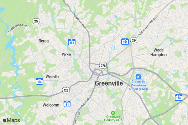 Pain on Main location map image