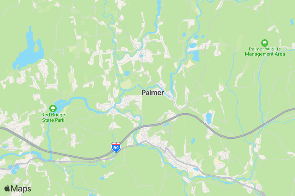 Palmer Runners 5k location map image