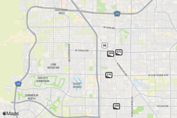 Paralyzed Veterans Walk, Run & Roll Nevada location map image