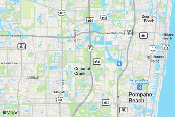 Parkinson's Won't Stop Me 5K location map image