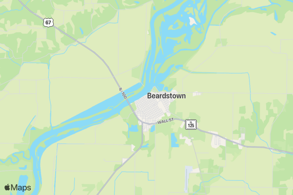 Pat Cowen Beardstown Fall Fun Festival Race location map image