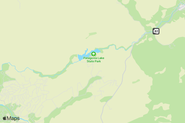 PATAGONIA LAKE TRIATHLON location map image