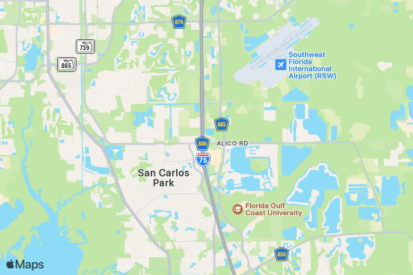 Paul Mitchell Fun Run location map image