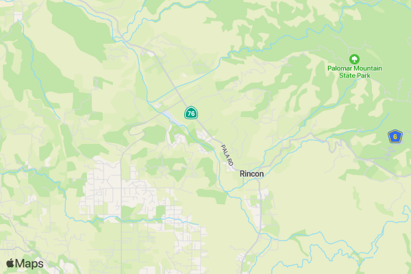 Pauma Farms 5k Run location map image