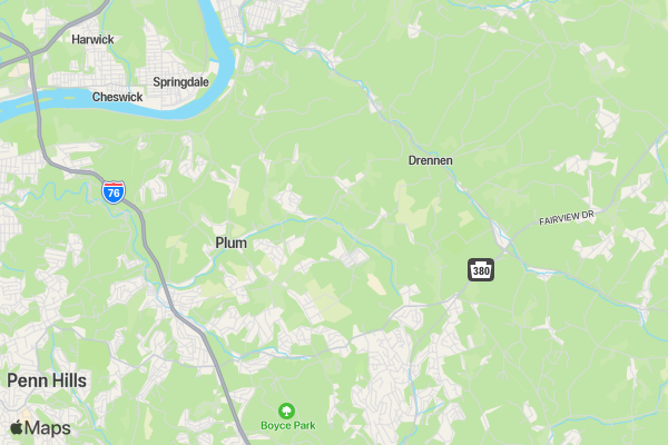 Paws for Plum 1 Mile Dog Walk location map image