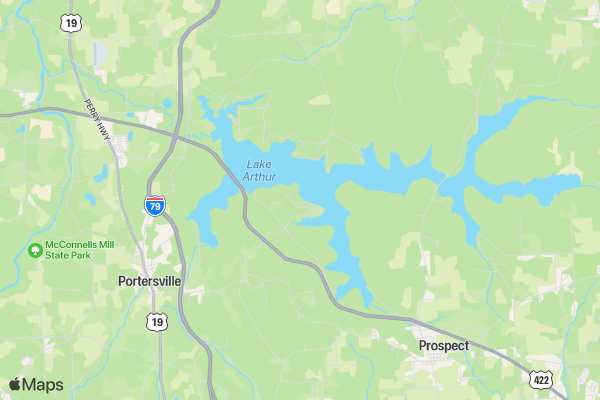 PCS Scholarship 5K Trail Run location map image