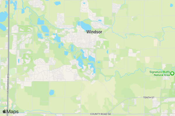 Pelican Lakes Polar Plunge location map image