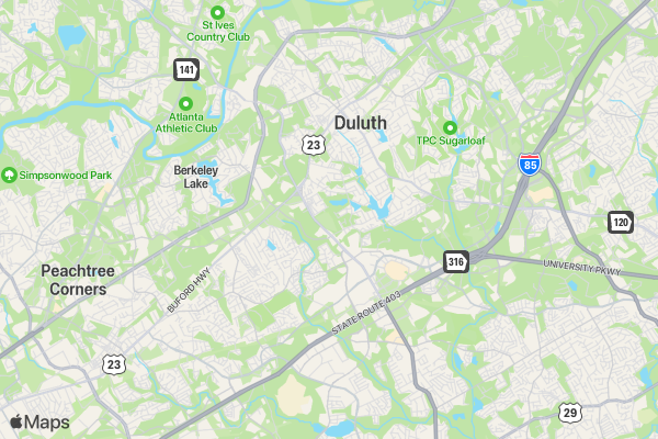 P.E.O CHAPTER V 5K AND FUN RUN location map image