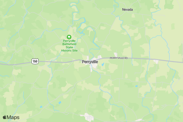 Perryville Ghost Run 5K location map image