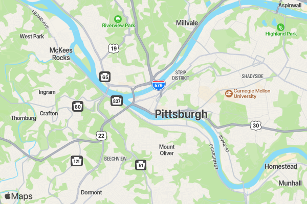 Petite Track Meet location map image
