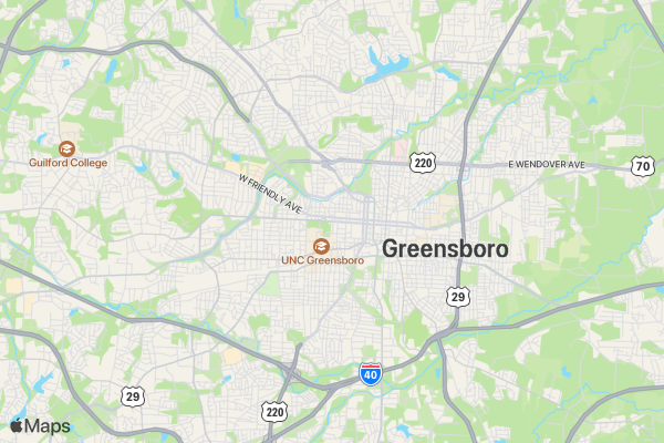 Phi Mu Alpha 5k location map image