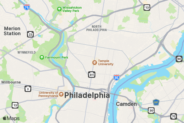 Philadelphia's Black Men's Wellness Day! location map image