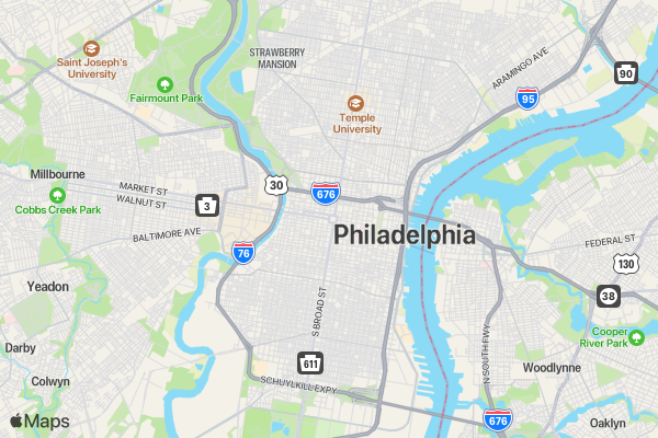 Philly Phaces location map image