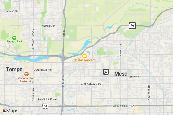 Phoenix Marathon location map image
