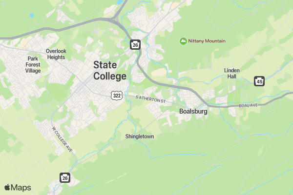 PI Day 5 K location map image