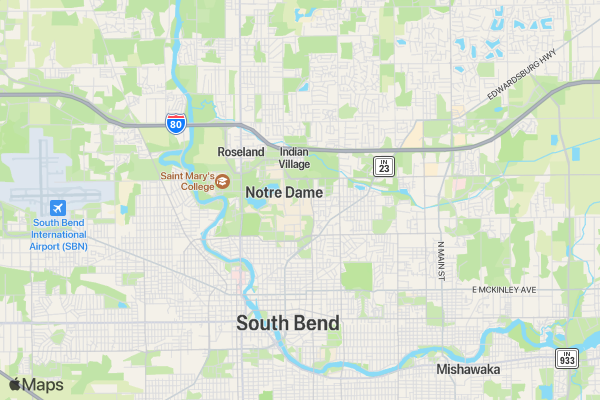 Pi Day 5K 2022 location map image