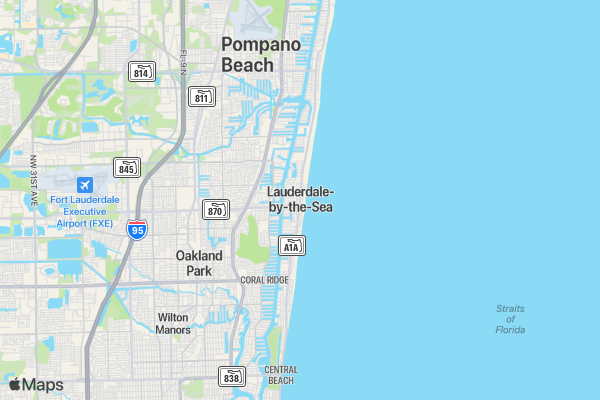 Pier2Pier 5k Beach Run location map image