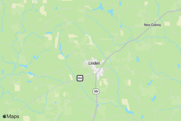 Pinecrest Baptist Church Christmas 5K location map image