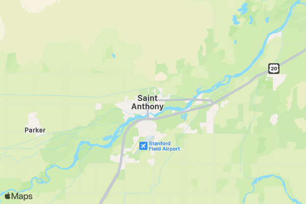 Pioneer Days Fun Run & Walk location map image