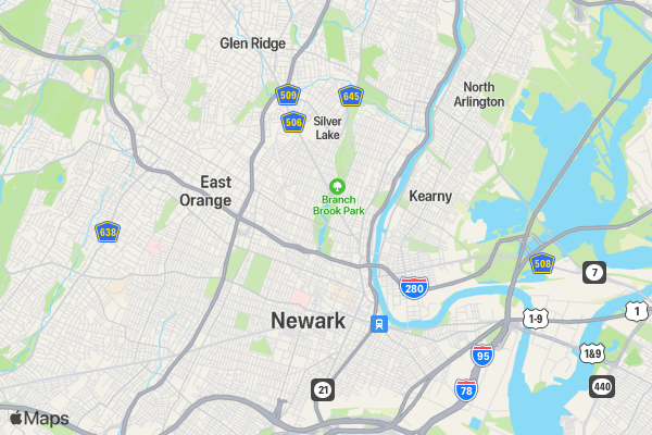 PLAYWORKS NJ // RACE TO REDUCE BULLYING 5K 2017 location map image