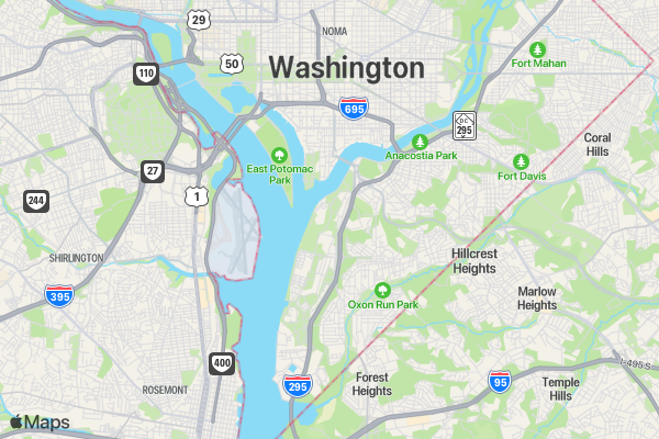 Polar Bear March location map image