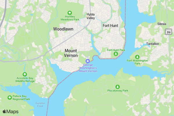 POTOMAC DEATH MARCH location map image