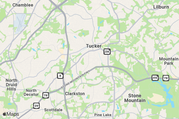 Potters House CDC 5K Run Walk location map image