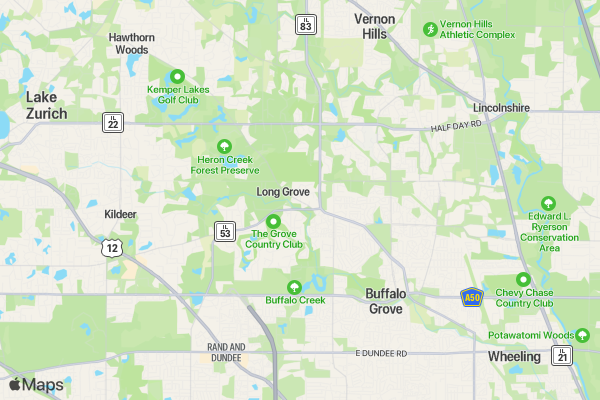 Prairie State Half Marathon & 10K location map image