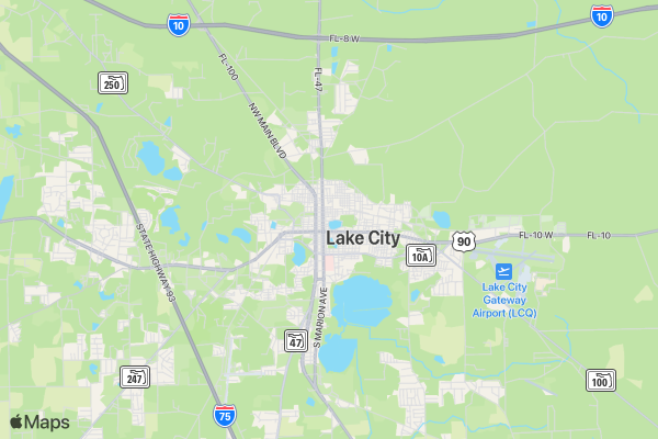 Pregnancy Care Center 5k Walk Run - Lake City FL location map image
