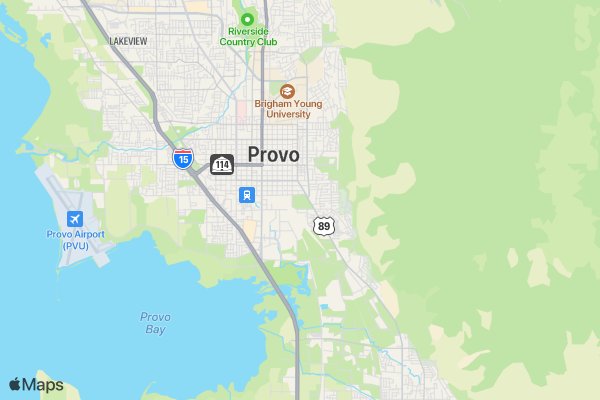 Provo 5K location map image