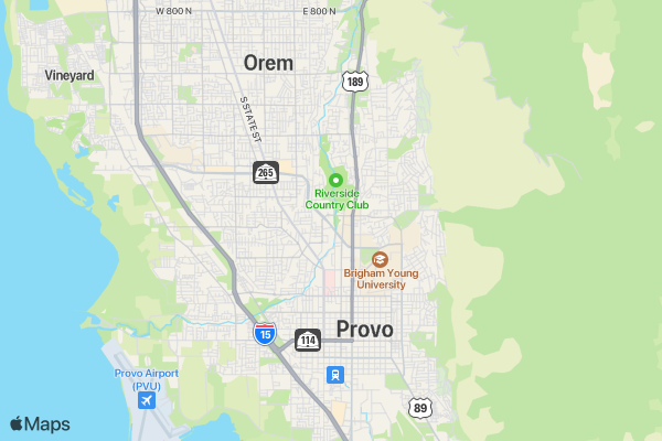 Provo Midnight Run location map image