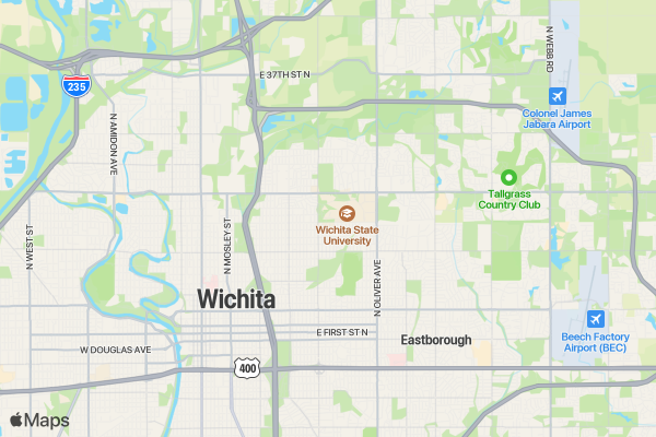Pumpkin Run - Wichita location map image