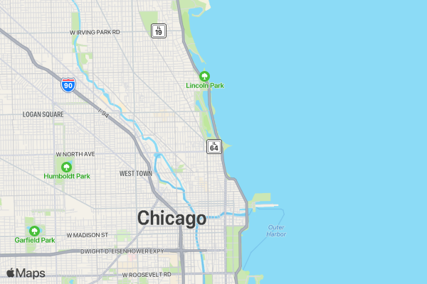 Pumpkins in the Park 5K - Chicago location map image