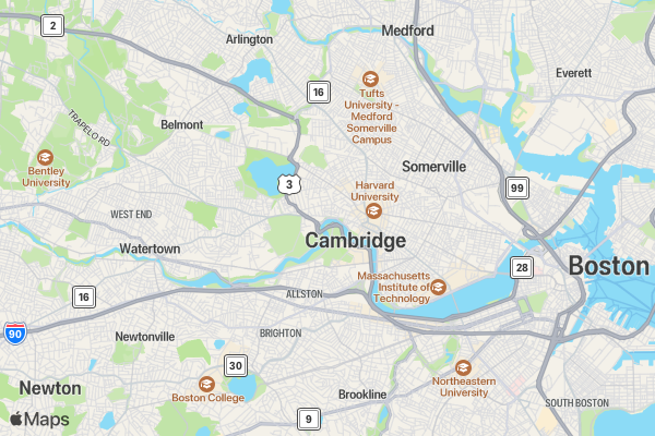 Race for a Safer Cure location map image